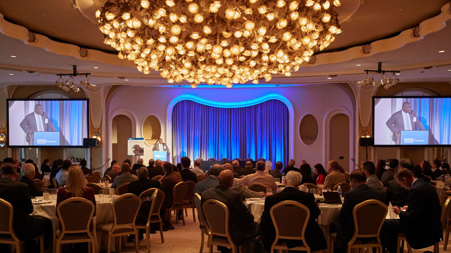 inside the ballroom at beverly hills hotel