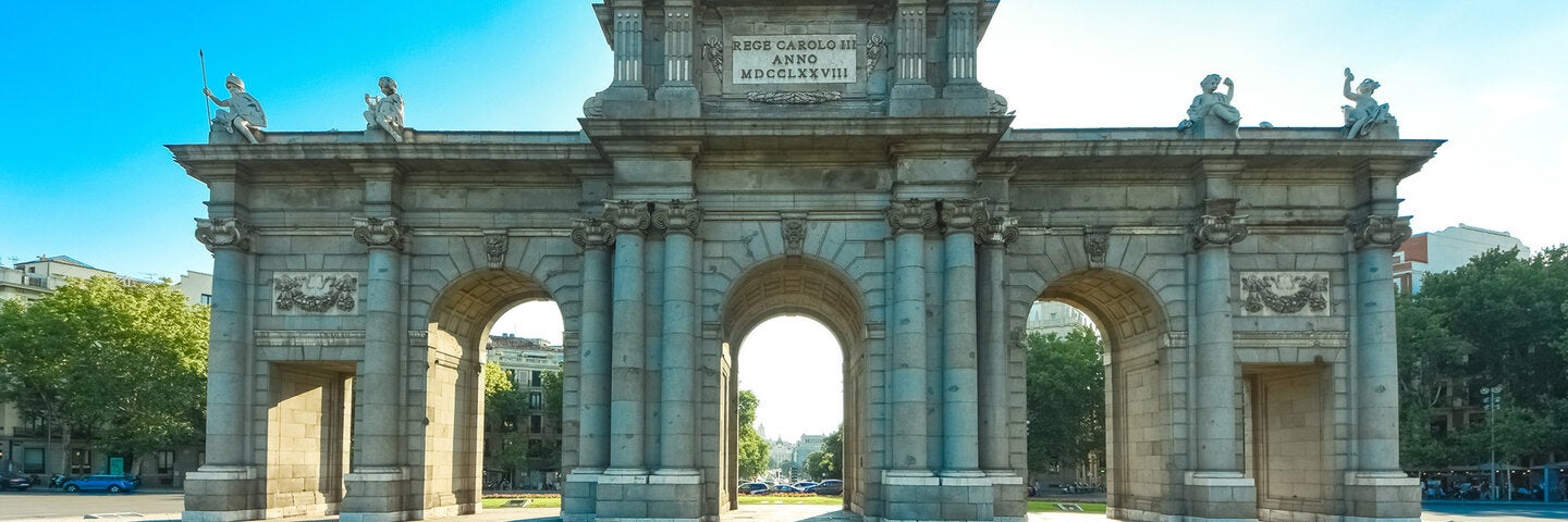 Roman architecture and garden