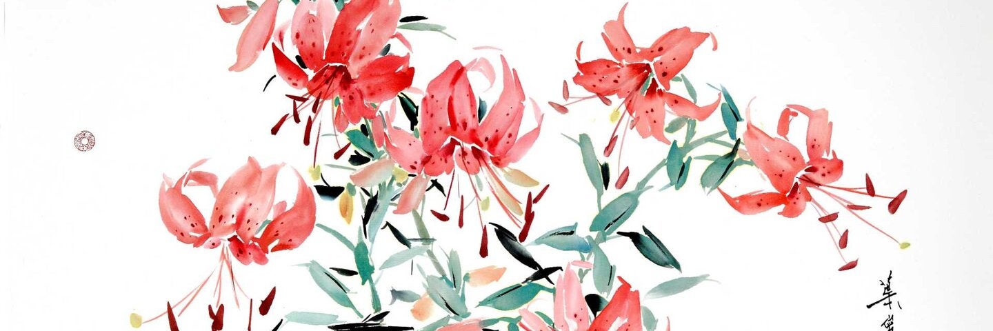 Chinese brush painting