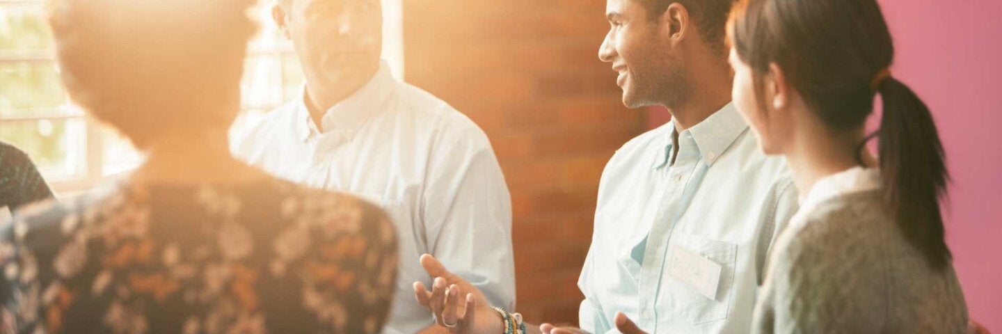 Group therapy session