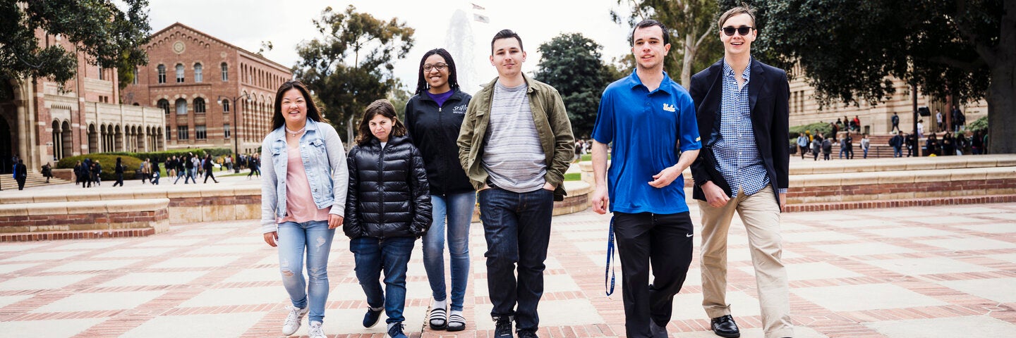 Pathway students on campus