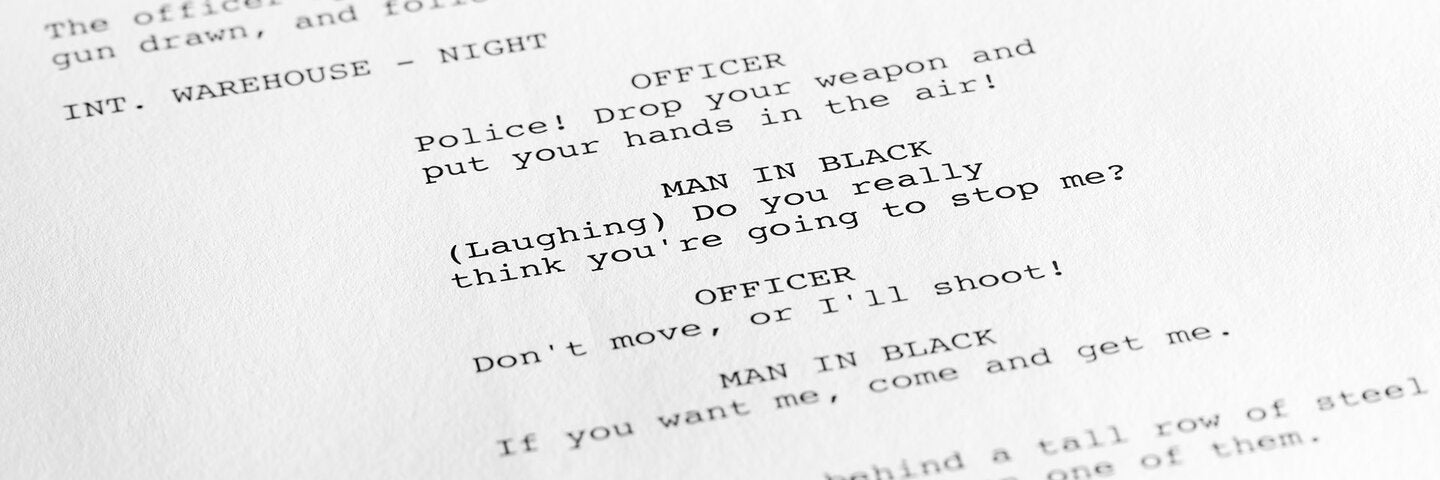 formatted screenplay